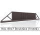 RAL 8017 štruktúra (hnedá) 