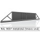 RAL 9007 metalická (tmavo sivá) 