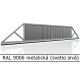 RAL 9006 metalická (svetlo sivá) 