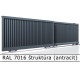 RAL 7016 štruktúra (antracit) 