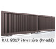RAL 8017 štruktúra (hnedá) 