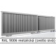 RAL 9006 metalická (svetlo sivá) 