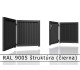 RAL 9005 štruktúra (čierna) 