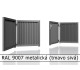 RAL 9007 metalická (tmavo sivá) 