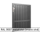 RAL 9007 metalická (tmavo sivá) 