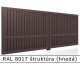 RAL 8017 štruktúra (hnedá) 