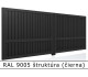 RAL 9005 štruktúra (čierna) 