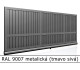 RAL 9007 metalická (tmavo sivá) 
