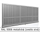 RAL 9006 metalická (svetlo sivá) 
