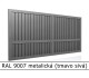 RAL 9007 metalická (tmavo sivá) 