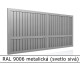 RAL 9006 metalická (svetlo sivá) 