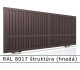RAL 8017 štruktúra (hnedá) 
