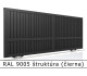 RAL 9005 štruktúra (čierna) 