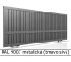 RAL 9007 metalická (tmavo sivá) 