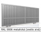 RAL 9006 metalická (svetlo sivá) 