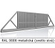 RAL 9006 metalická (svetlo sivá) 