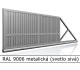 RAL 9006 metalická (svetlo sivá) 