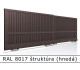 RAL 8017 štruktúra (hnedá) 