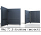 RAL 7016 štruktúra (antracit) 