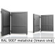 RAL 9007 metalická (tmavo sivá) 