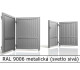 RAL 9006 metalická (svetlo sivá) 