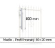 Madlo - 800 mm 