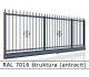 RAL 7016 štruktúra (antracit) 