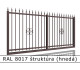 RAL 8017 štruktúra (hnedá) 