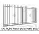 RAL 9006 metalická (svetlo sivá) 