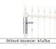 Štítové kovanie - kľučka 