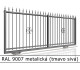 RAL 9007 metalická (tmavo sivá) 