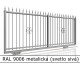 RAL 9006 metalická (svetlo sivá) 