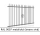 RAL 9007 metalická (tmavo sivá) 