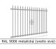 RAL 9006 metalická (svetlo sivá) 