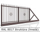 RAL 8017 štruktúra (hnedá) 