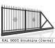 RAL 9005 štruktúra (čierna) 