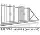 RAL 9006 metalická (svetlo sivá) 