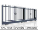RAL 7016 štruktúra (antracit) 