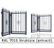 RAL 7016 štruktúra (antracit) 