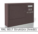 RAL 8017 štruktúra (hnedá) 
