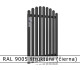 RAL 9005 štruktúra (čierna) 