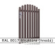 RAL 8017 štruktúra (hnedá) 