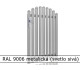 RAL 9006 metalická (svetlo sivá) 