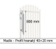 Madlo - 800 mm 