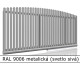 RAL 9006 metalická (svetlo sivá) 