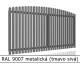 RAL 9007 metalická (tmavo sivá) 