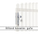 Štítové kovanie - guľa 