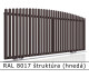 RAL 8017 štruktúra (hnedá) 