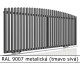 RAL 9007 metalická (tmavo sivá) 