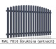 RAL 7016 štruktúra (antracit) 